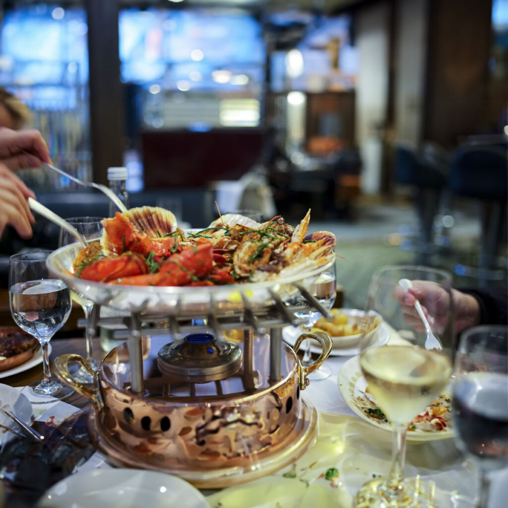 posh restaurant Mayfair